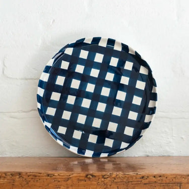 Platter - Navy Gingham – High quality House of Dudley homewares